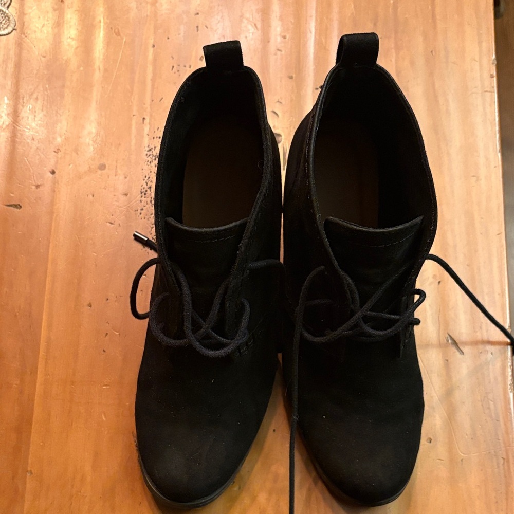 Black Suede Ankle Boots